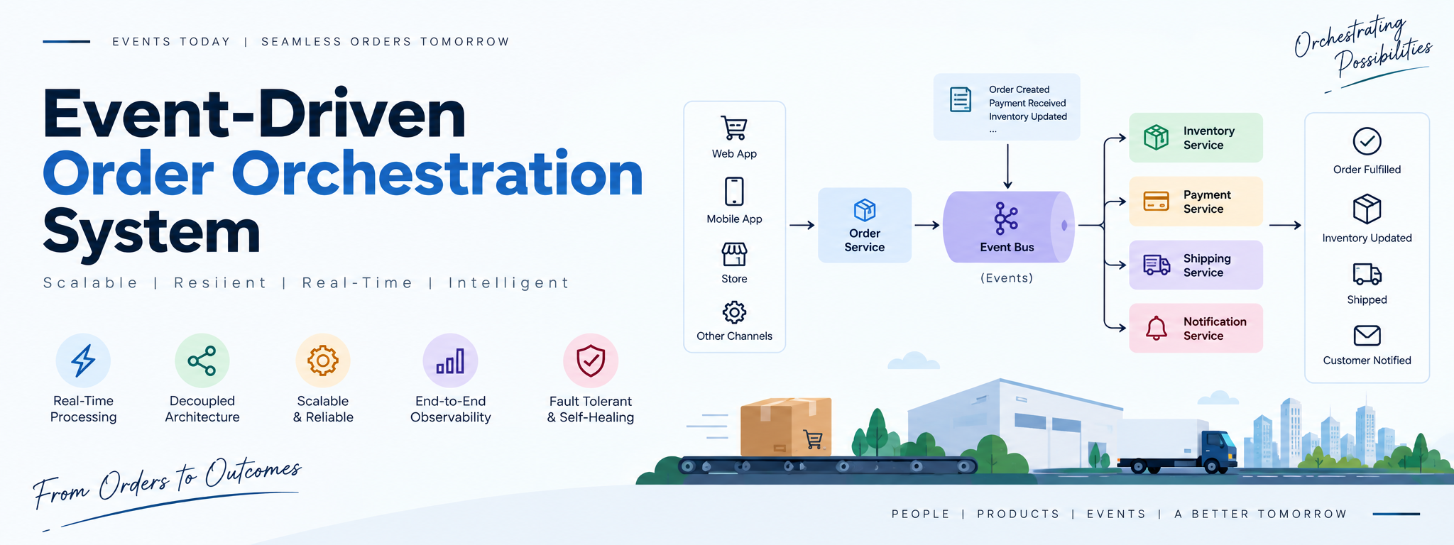 Event-Driven Order Orchestration System